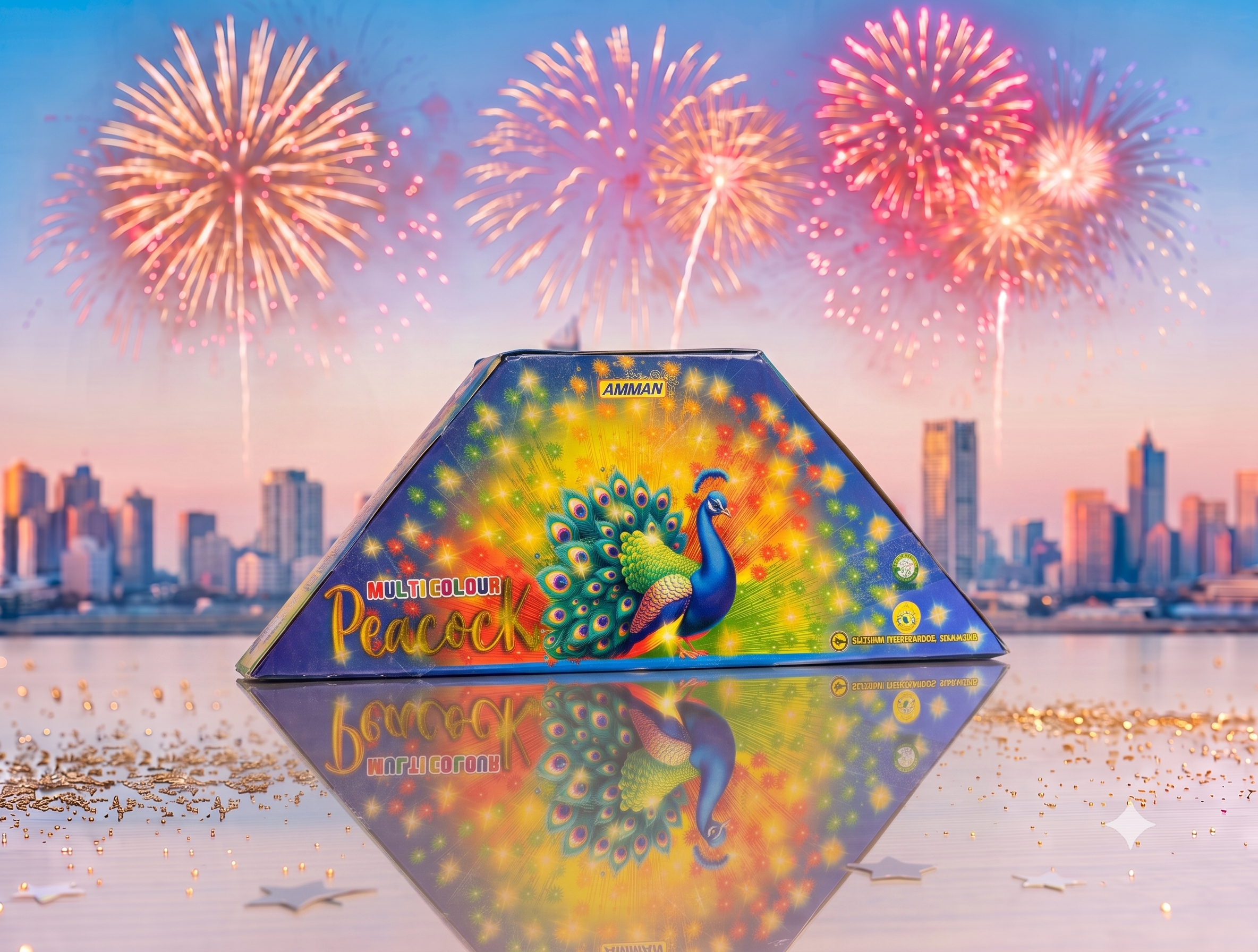 Dancing Peacock 3 wings
